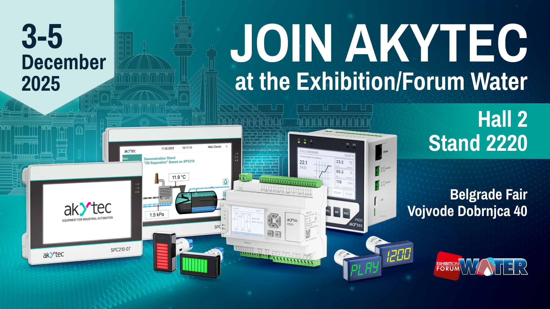 akYtec at SAJAM/FORUM VODE 2025