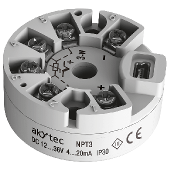 NPT3 Temperature transmitter | akYtec GmbH NPT3 Temperature transmitter