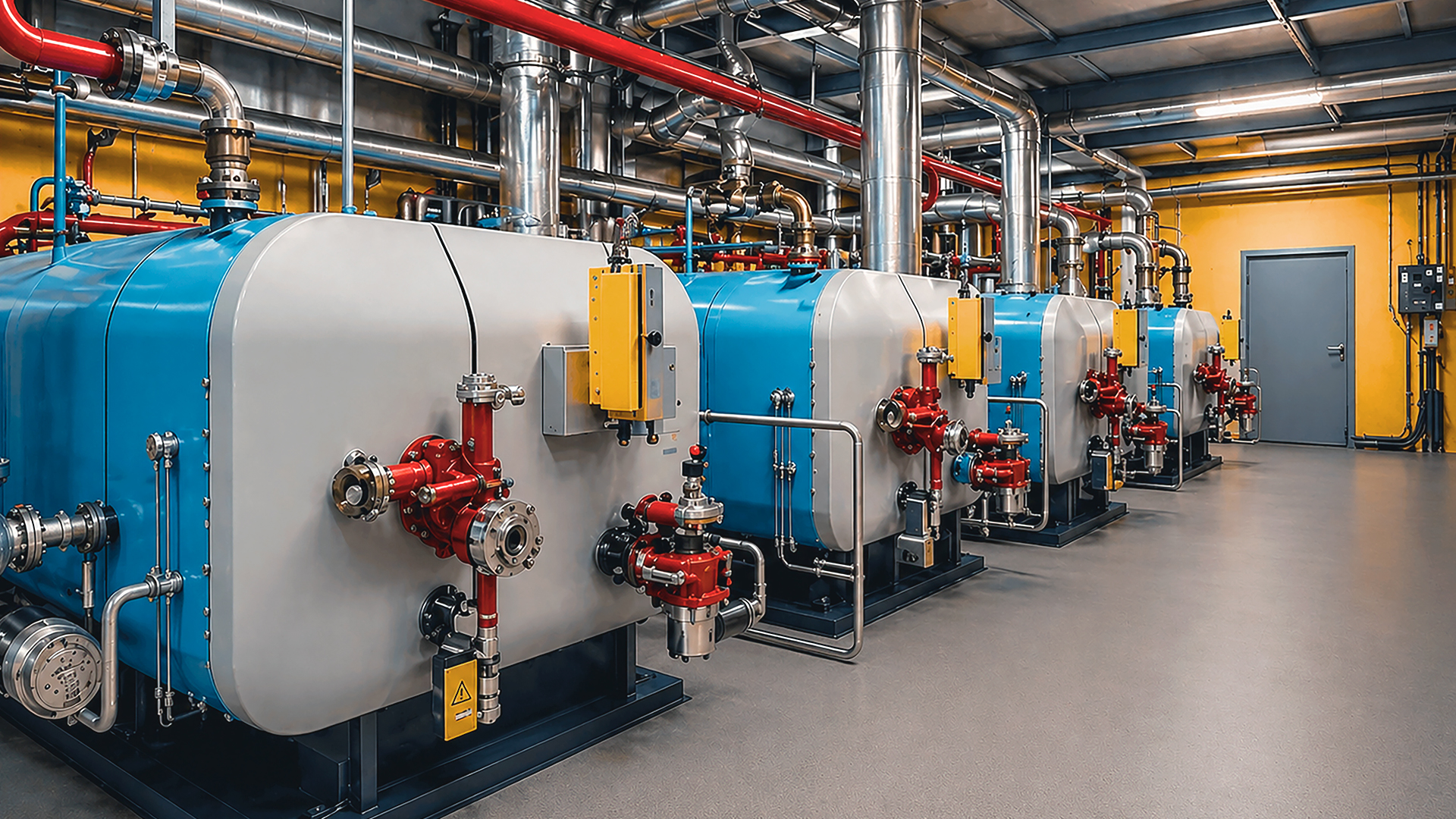 The automation system was applied to the boiler room