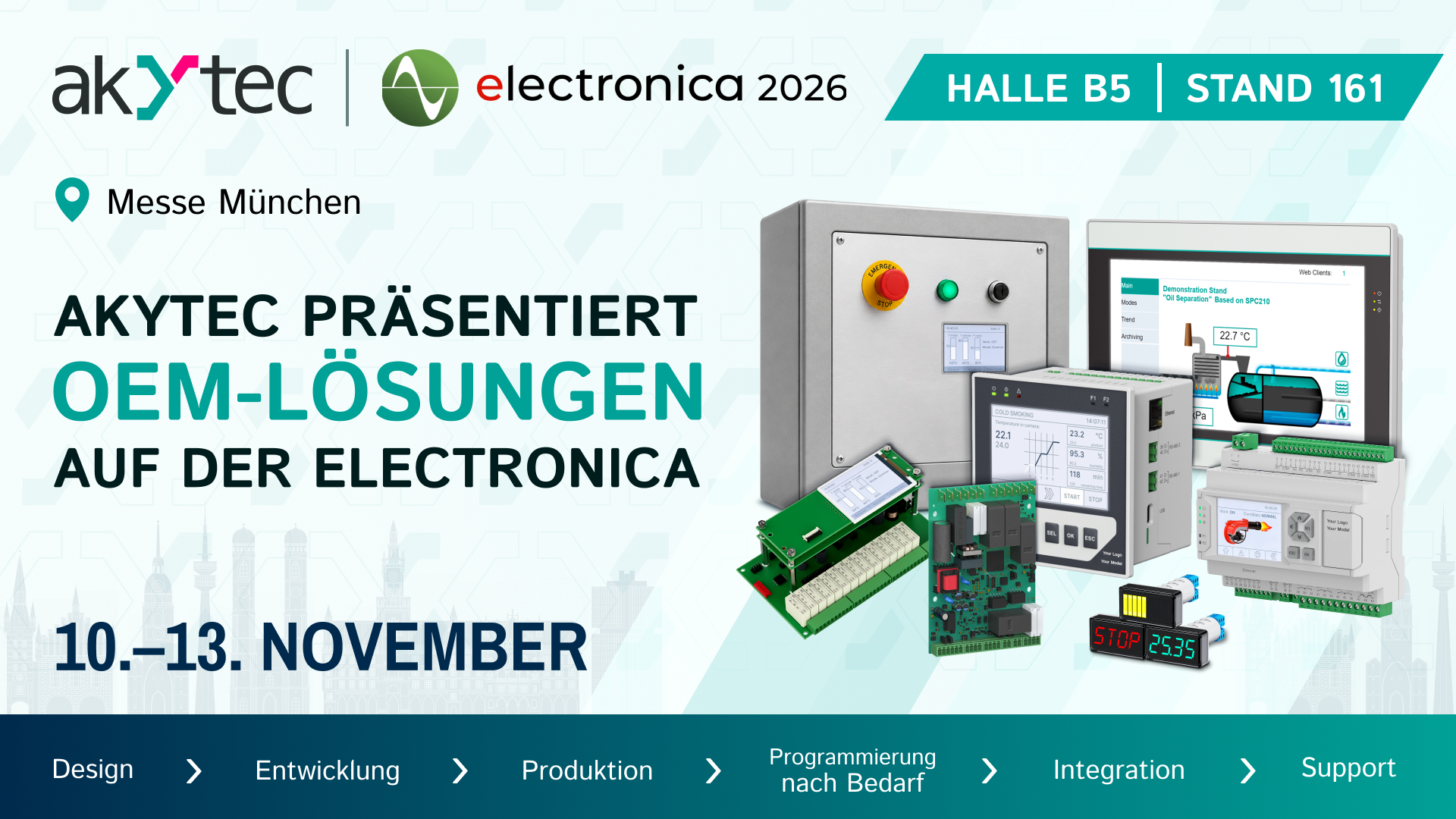 akYtec auf der Electronica 2026