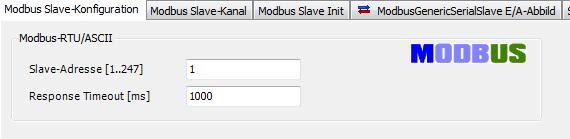 Modbus Slave COM Port Konfigurierung CODESYS