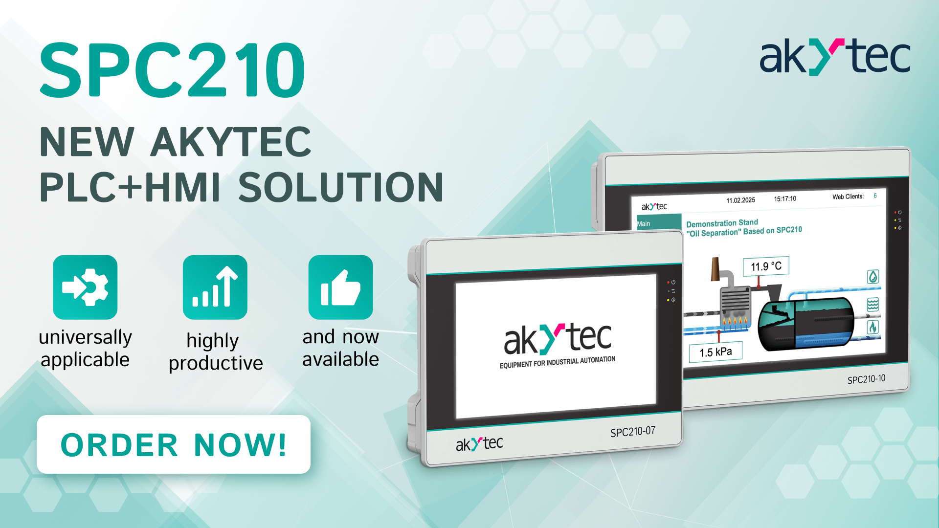 New product launch: akYtec SPC210 controllers now available for order