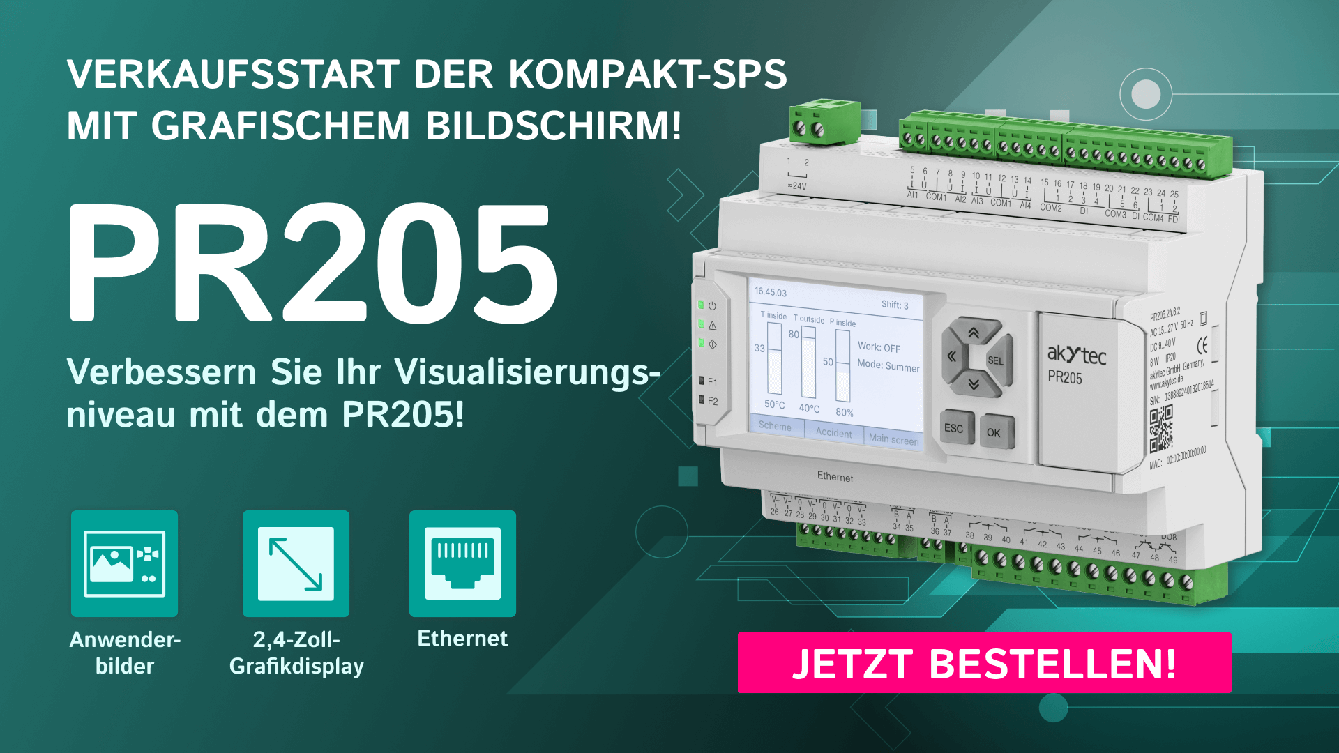PR205 Programmierbares Relais