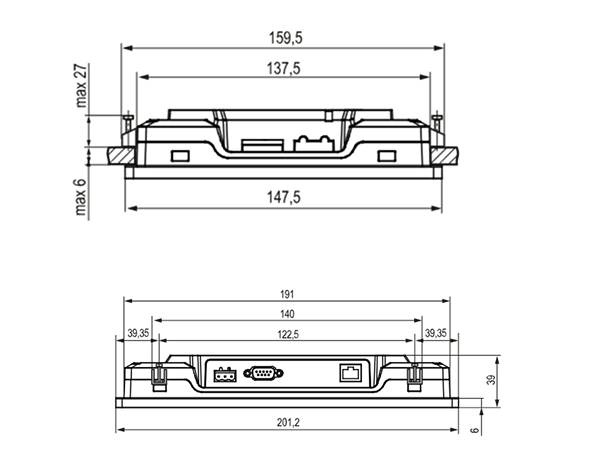 SPC210-07 side dimensions